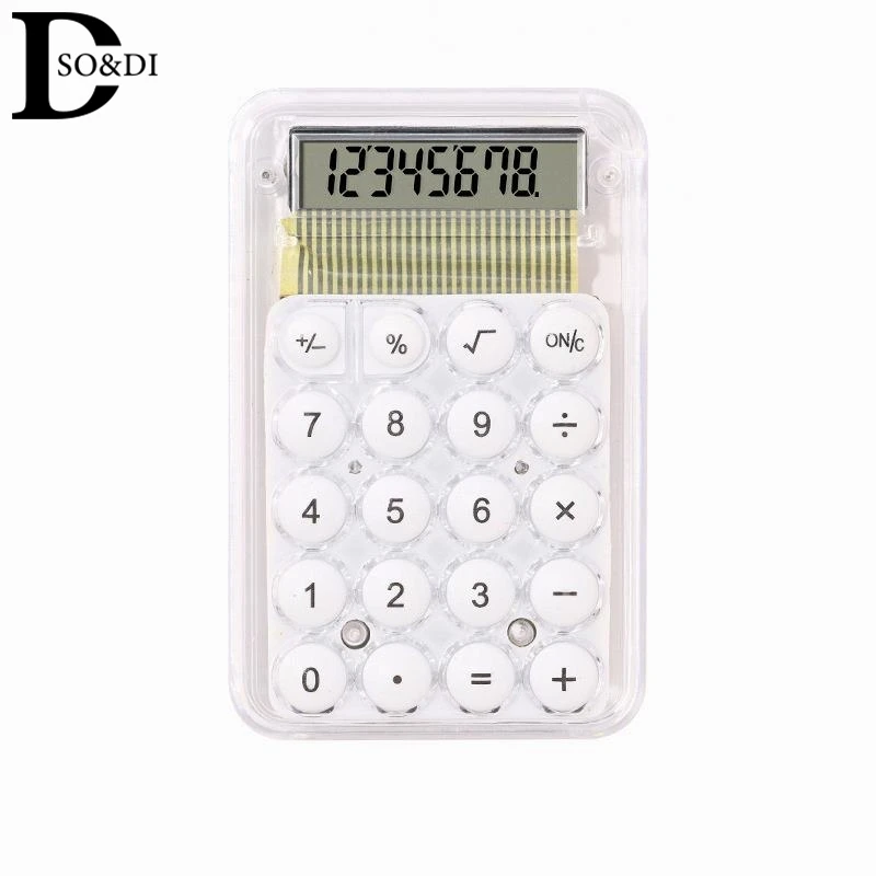 Cute Silent Calculator Mini Fashion Version Learning Auxiliary Small Portable Calculator Student Stationery