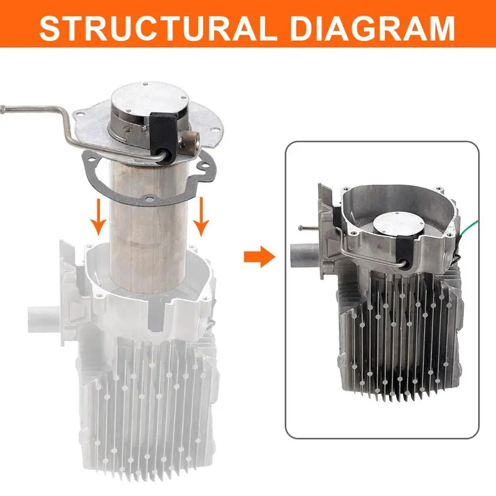 Accesorios para calentador de estacionamiento de 12V, cámara de combustión de 5000w, accesorios para calentador de aire de estacionamiento de combustible para coche y camión