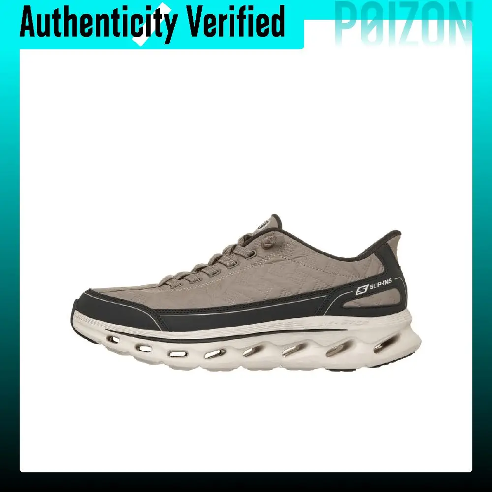 Zapatillas para caminar Skechers GO WALK GLIDE-STEP 2.0, modelo para hombre, color marrón, 217035-BRN.