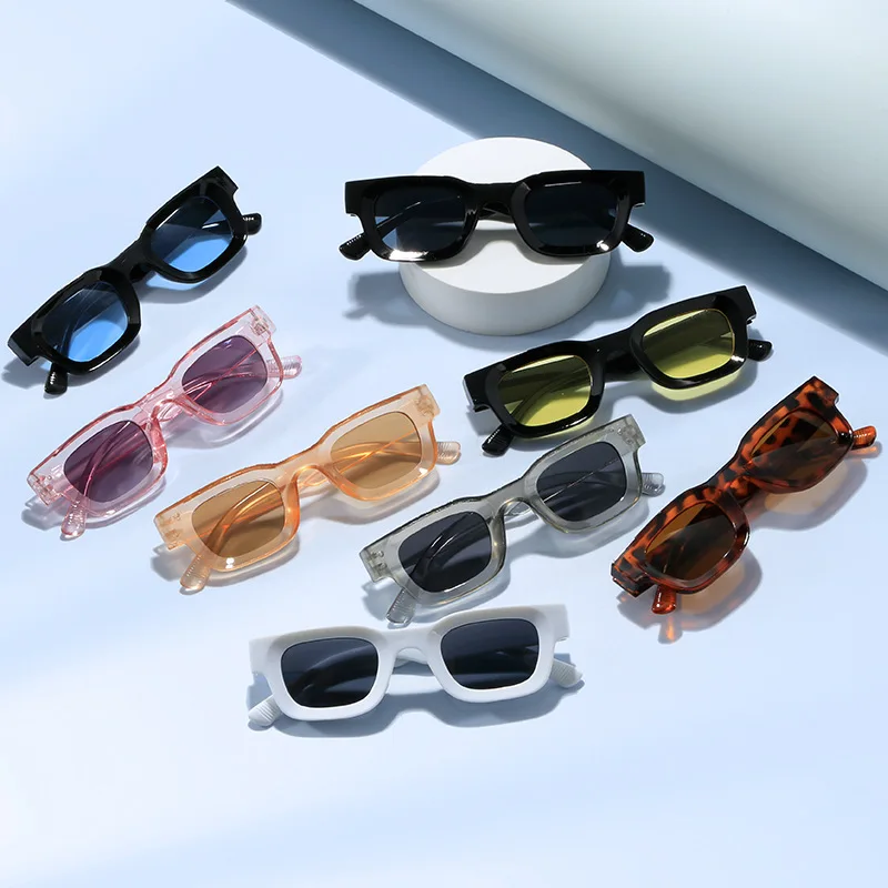 2024 Thick Edge For Men And Women Small Box Fashion Hip Hop Sunglasses Instagram