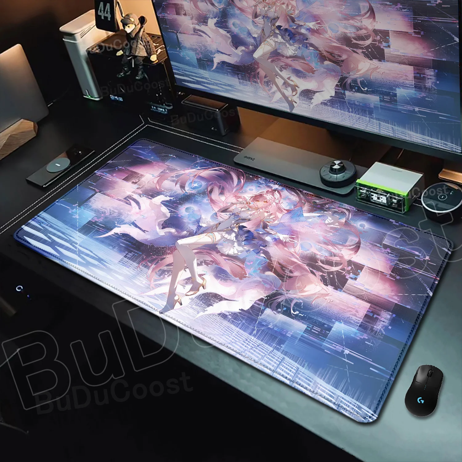 

New Pink Mouse Pad Aemeath Desk Mat Computer Pads Wuthering Waves Kawaii Mousepad Gamer Accessories Cute Mouse Mat PC Rubber Pad
