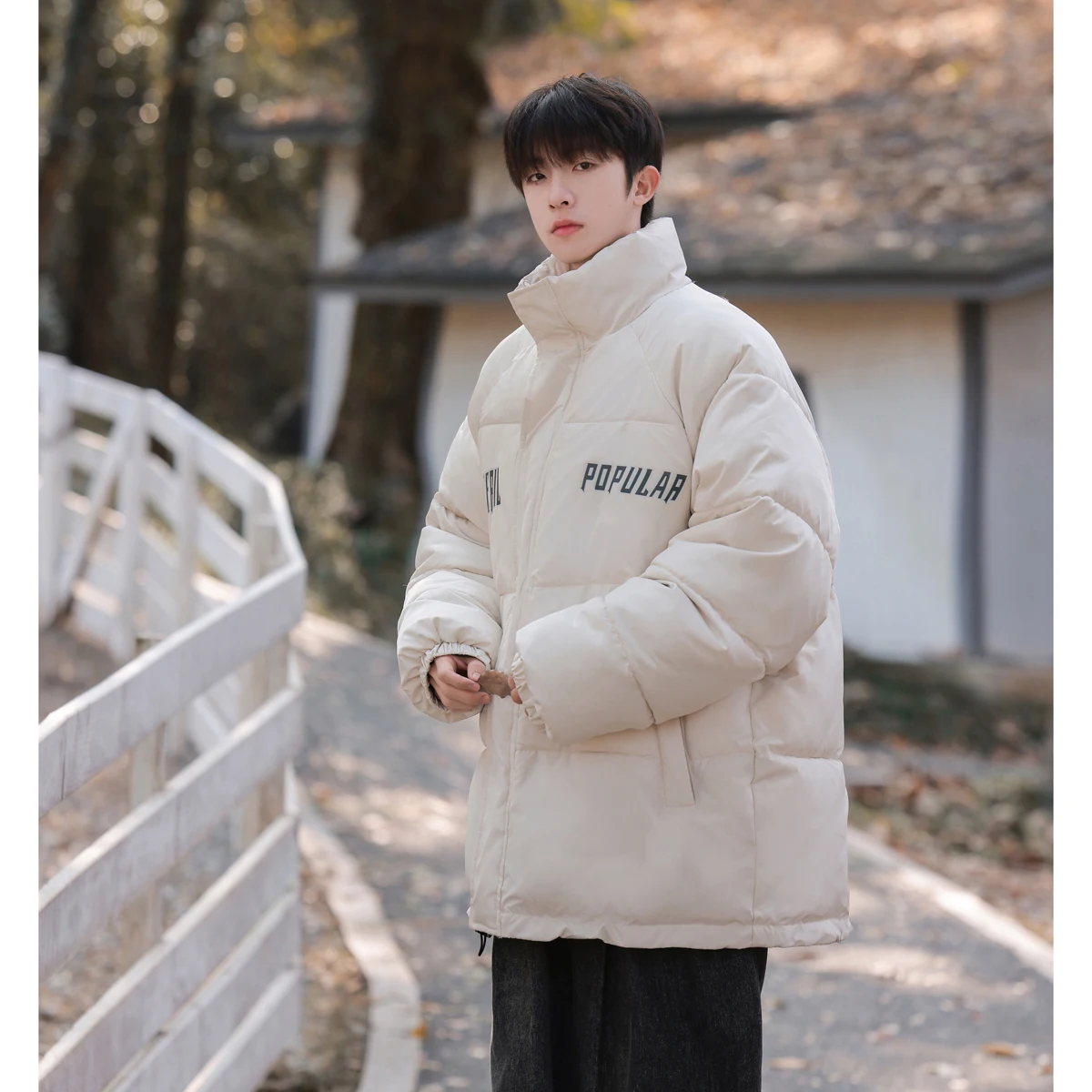 

Утепленная хлопковая куртка для подростков, зимняя теплая куртка-пуховик в американском стиле, модная молодежная повседневная куртка Cityboy