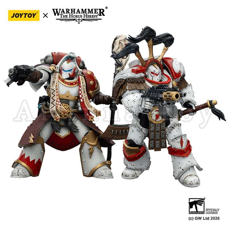 JOYTOY 1/18 Action Figure The Horus Heresy 40K White Scars Figures Anime Toy
