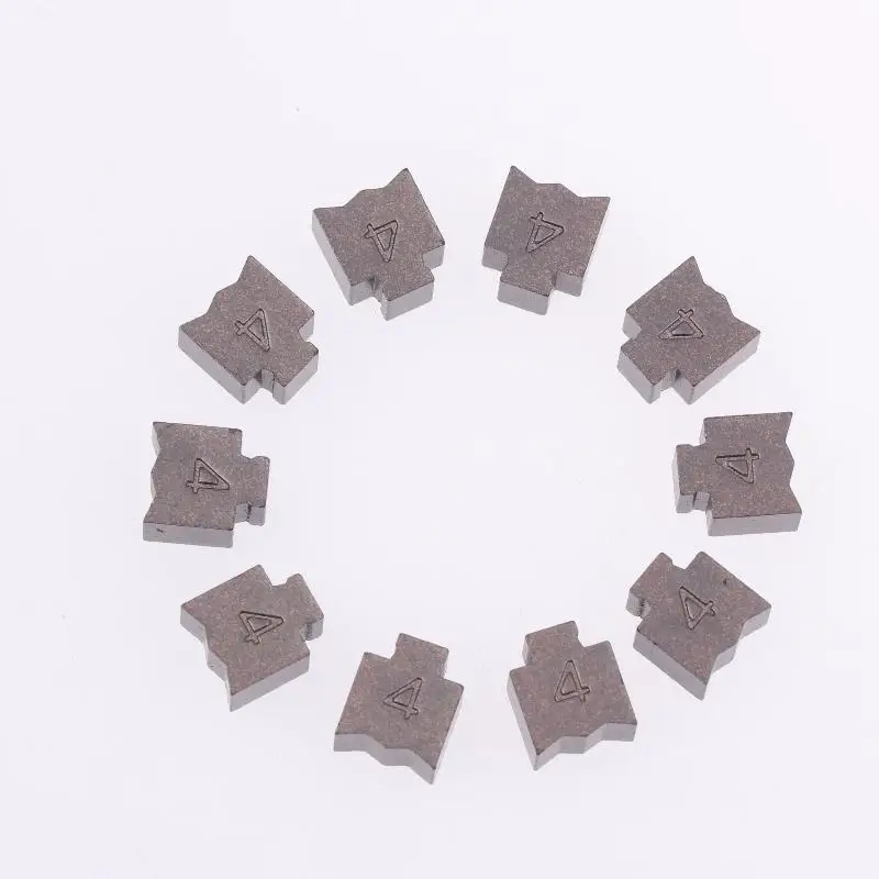 10Pcs For RS775 RS750 RS755 Grey Carbon Brushes Electric Drill Motors Angle Grinders Power Tool Carbon Brush Replace Accessories