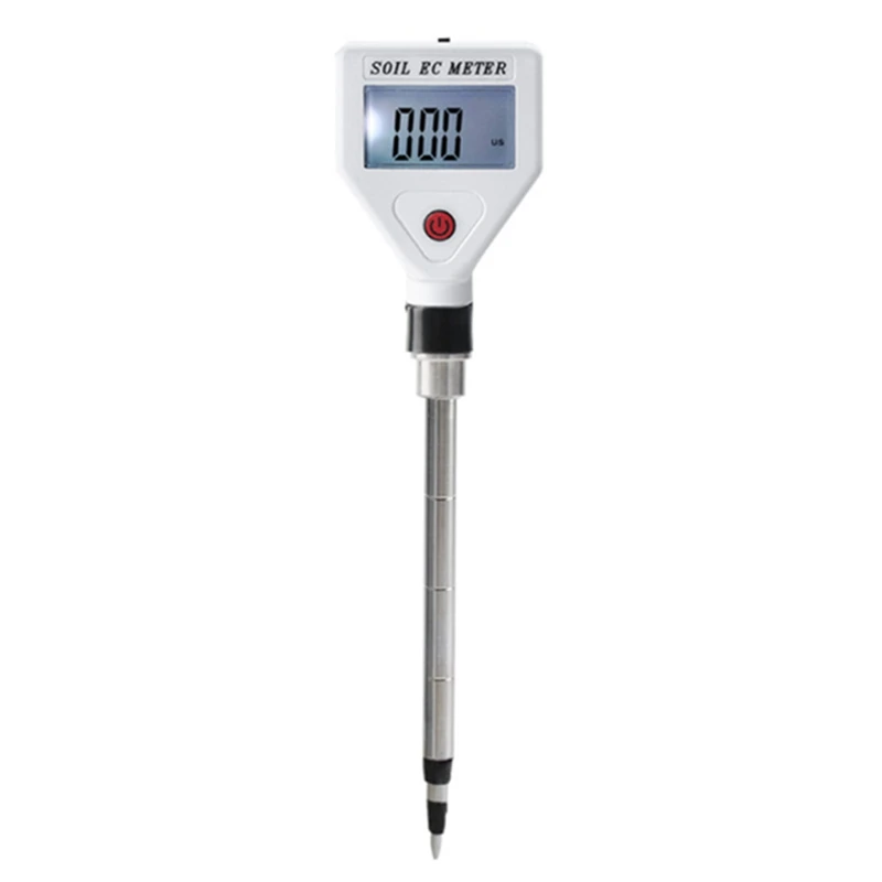 EC  Soil Analyzer Conductivity Test Potted Planting EC Meter Flowers And Plant Agriculture  -White