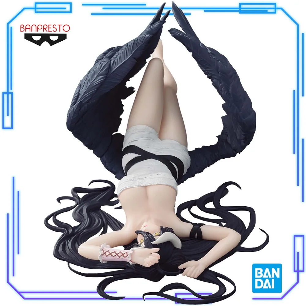 

В наличии Bandai Original Genuine Banpresto Аниме Overlord Relax Time Albedo Roll Bandage Ver 20 см Модель игрушки Фигурки Рождественский подарок
