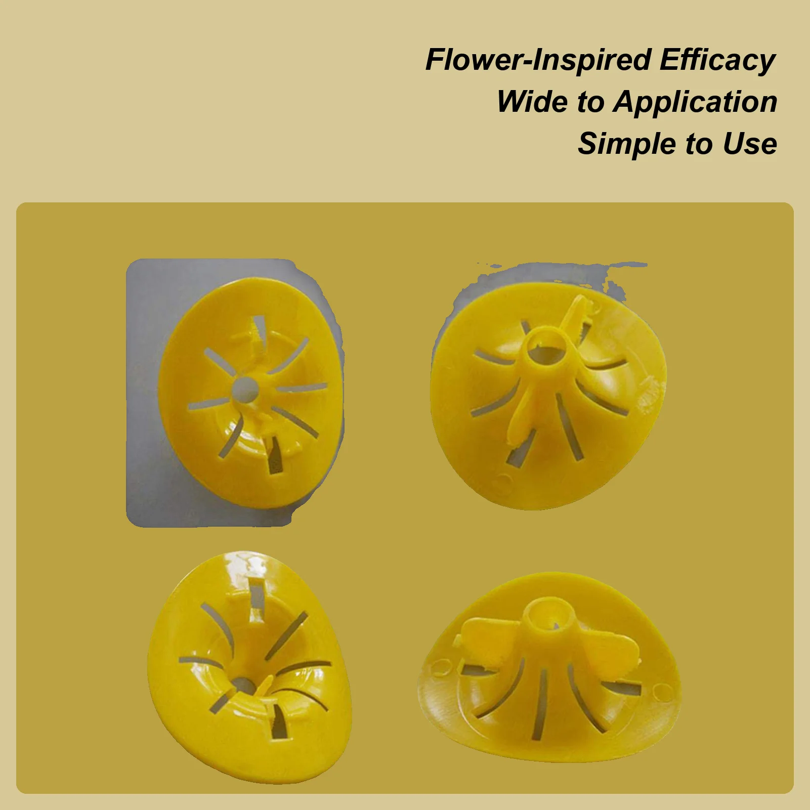 10Pcs/set Wasp And Hornet Trap Reusable Flower-Shaped Carpenter Bee Catcher Garden Beekeeping Tools Wasp Traps