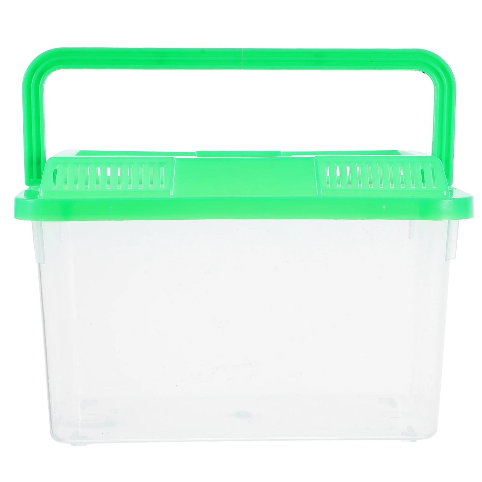 

Portable Fish Tank Mini Aquatic Turtle Tanks Kids Small Plastic Terrarium Clear Observation Transparent Pet Box Stylish Design