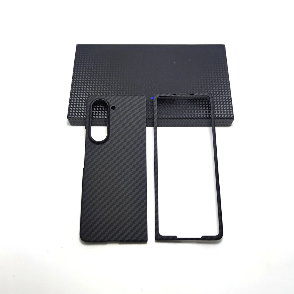 Carbon fiber  case for Samsung Galaxy Z Fold 5 Cover Ultra Thin Aramid Fiber  Real Carbon Case For Galaxy Z Fold 5