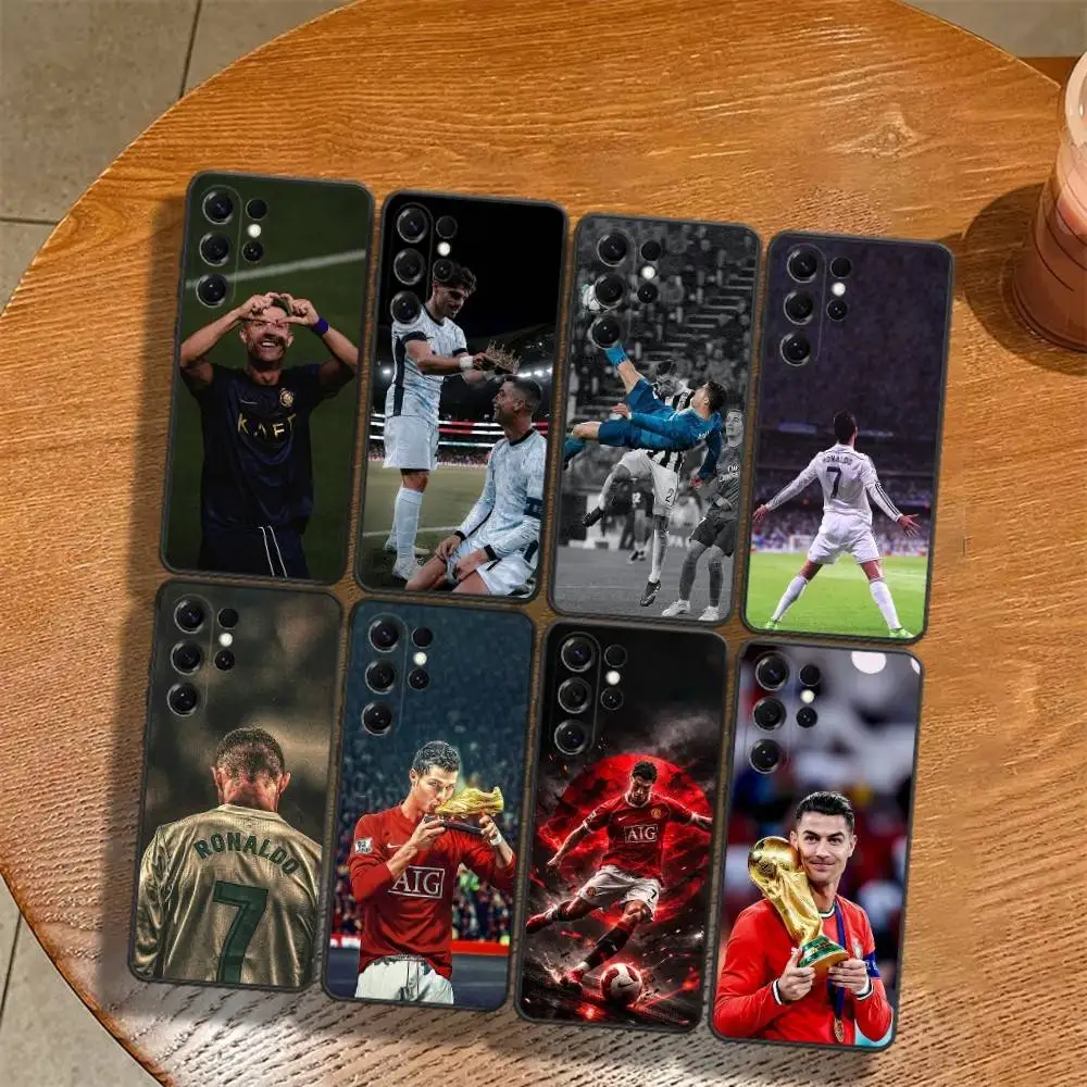 R-Ronaldo Cool CR7 football Phone Case for Samsung Galaxy S22,S24,S20,S25,S23,S30,S21,Ultra,Plus,Fe Fundas Matte