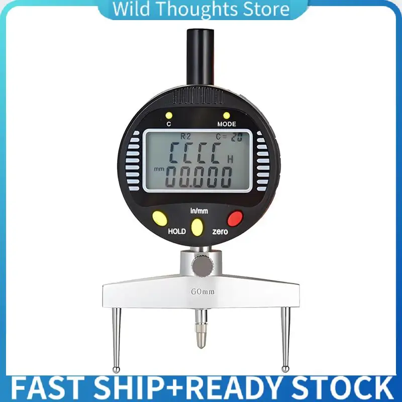 Digital Inner And Outer Radius Measuring Instrument With 10Mm/20Mm/30Mm/60Mm/100Mm Replaceable Measuring Claws 0-12.7Mm-[Qahk]