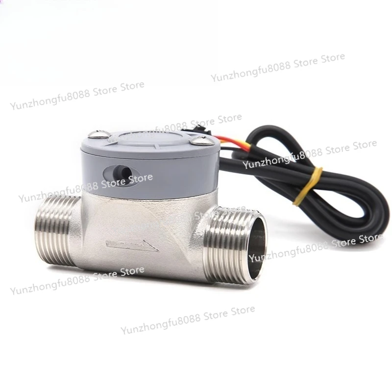 

DN15 Flowmeter Sewage Pipe Through Water Large Pipe Diameter Large Flow Stainless Steel Valve Body Wear-resistant 4 Sub-pipes