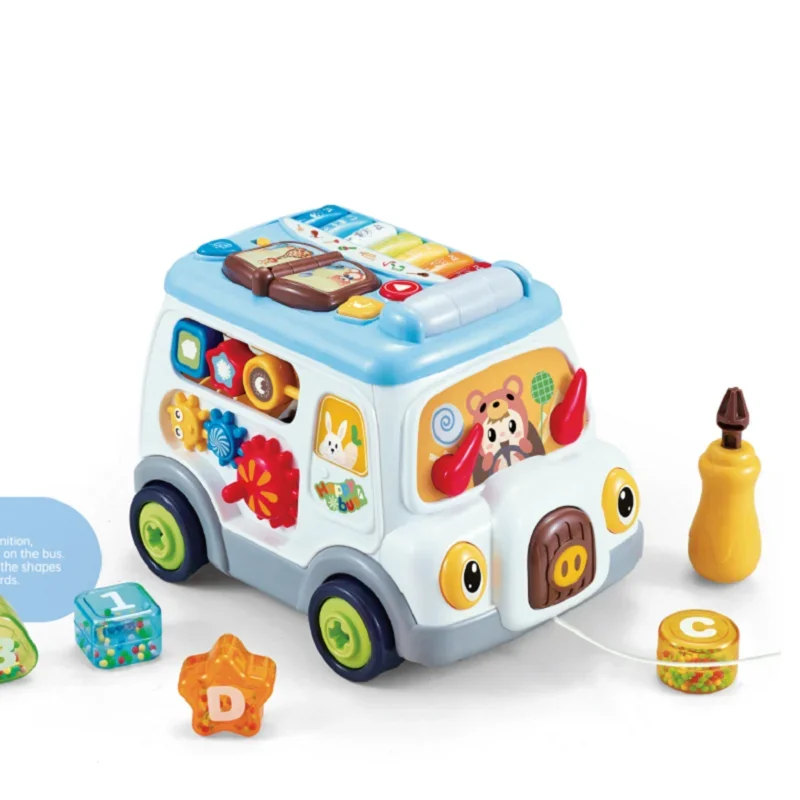 Kids' Interactive Music Bus with Various Functions