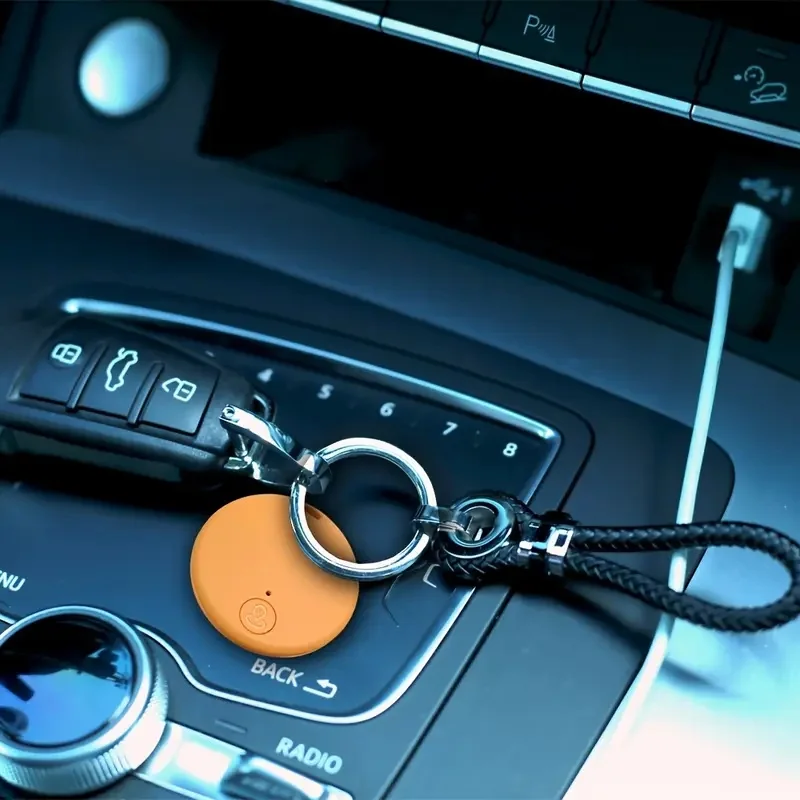5pcs Mini GPS Locator AntiLost ALARM กระเป๋าสตางค์พวงกุญแจแท็กสมาร์ทบลูทูธ Tracer พวงกุญแจสัตว์เลี้ยงเด็ก Tracker Key Finder