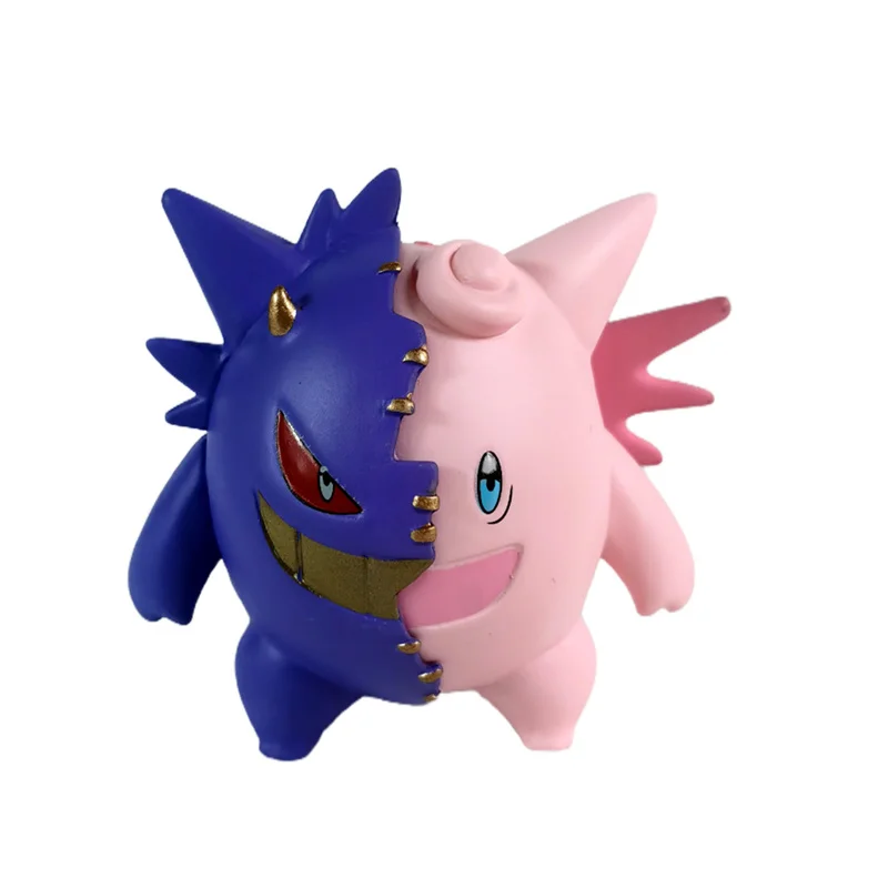 Hot Anime Pokemon Gengar Figuur Clefable Actiefiguren Pvc Collection Model Speelgoed Office Desktop Decoratieve Ornamenten Jongens Gifs