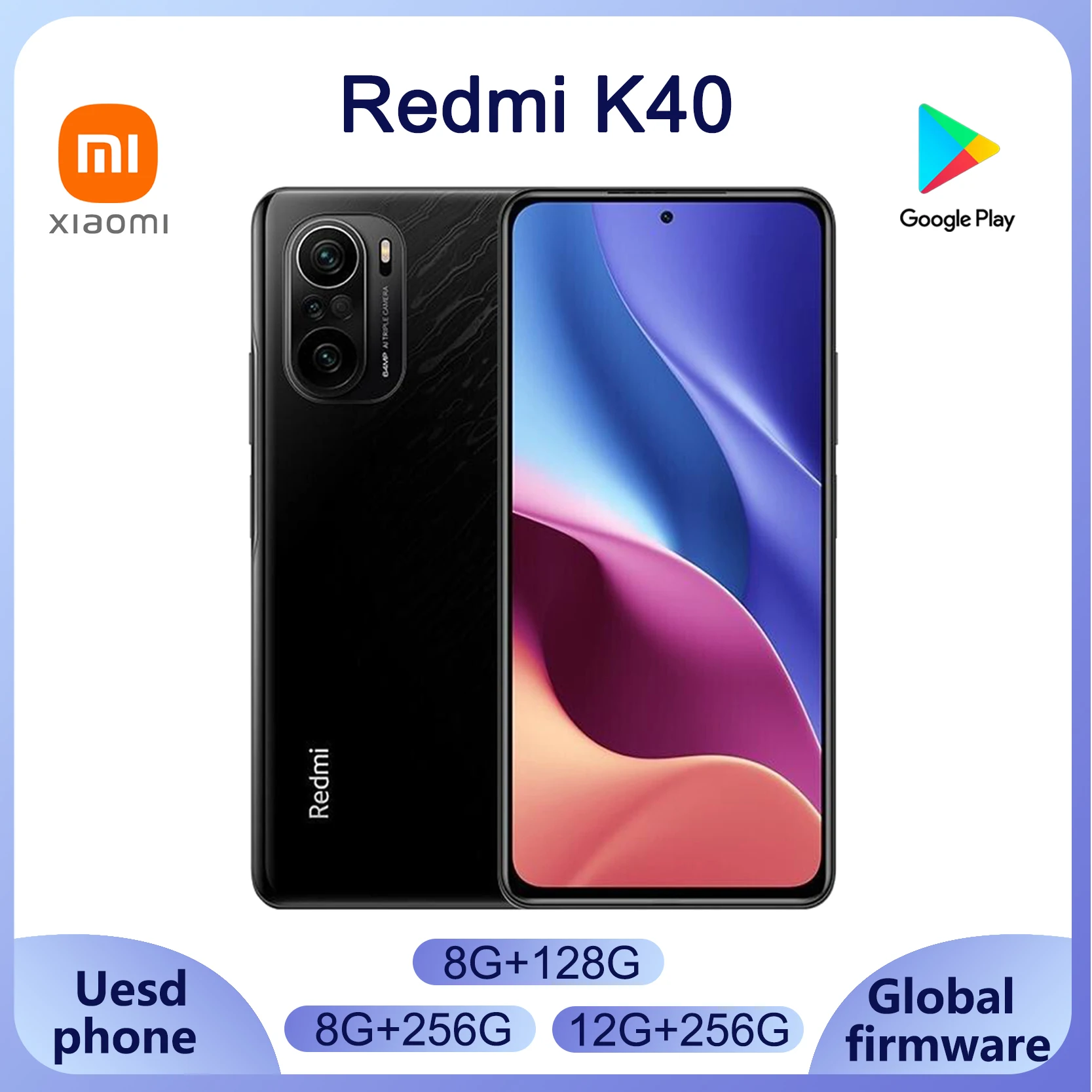 Xiaomi Redmi K40 Smartphone Cellphone Snapdragon 870 6.67