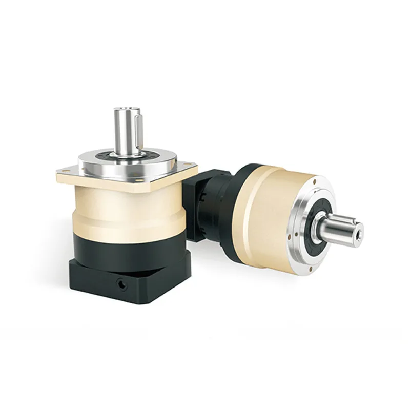 TNF090 reductor de caja de cambios planetaria de engranaje helicoidal de alta precisión 5:1 10:1 20:1 40:1 para eje de entrada de servomotor de CA de 80mm 750w 19mm