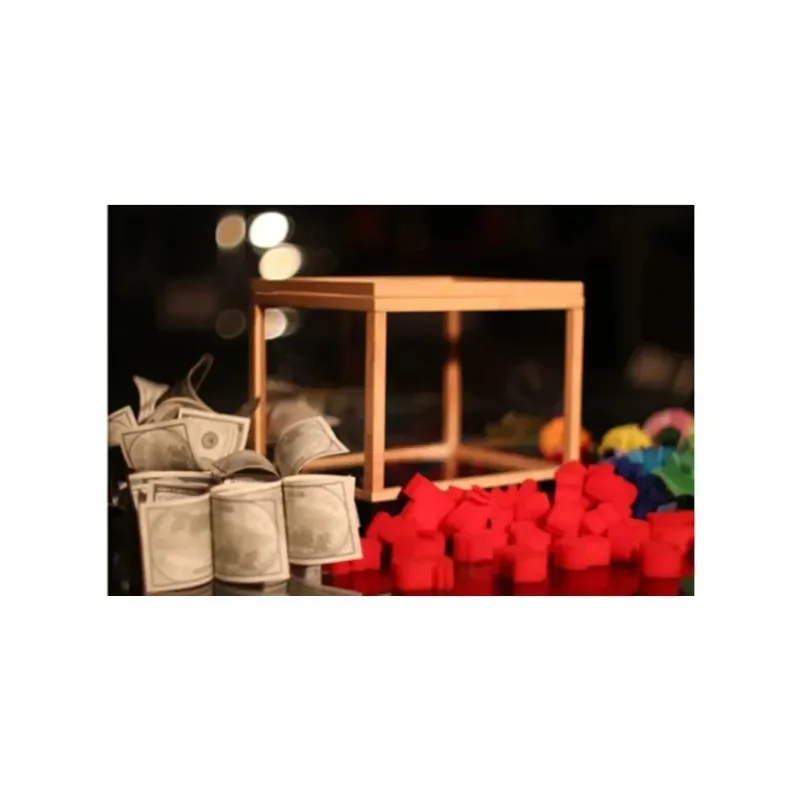 Illusion Money Box Stage Magic Tricks Money Appear from Box Illusion Magia Magie Magicians Prop Gimmick Accessory Illusion