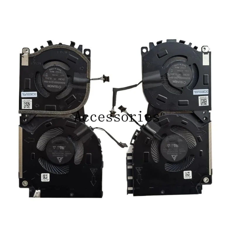 Ventilador de refrigeración GPU para ordenador portátil, dispositivo Original para DELL Alienware X15, R1, R2, 082VD4, 07M2CV, 0V0G61, 02H5HD, NS85C37, NS85C38, nuevo