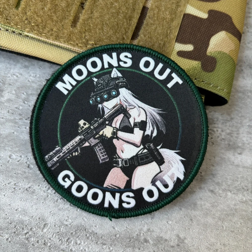 Parche Morale táctico Waifu visión nocturna Velcro – Airsoft