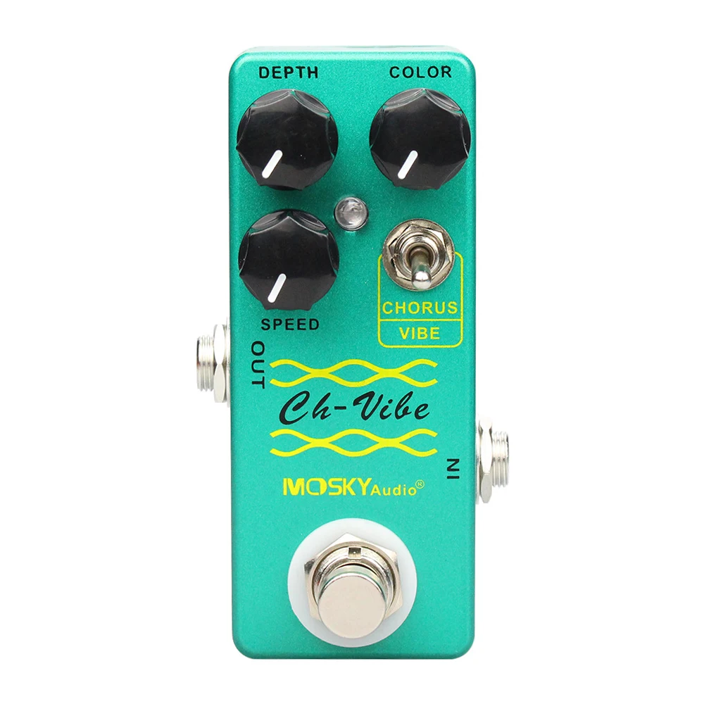 

2025 Mini Guitar Pedals Series CH-VIBE CHORUS/VIBE Electric Guitar Effect Pedal Guitar Parts&Accessories