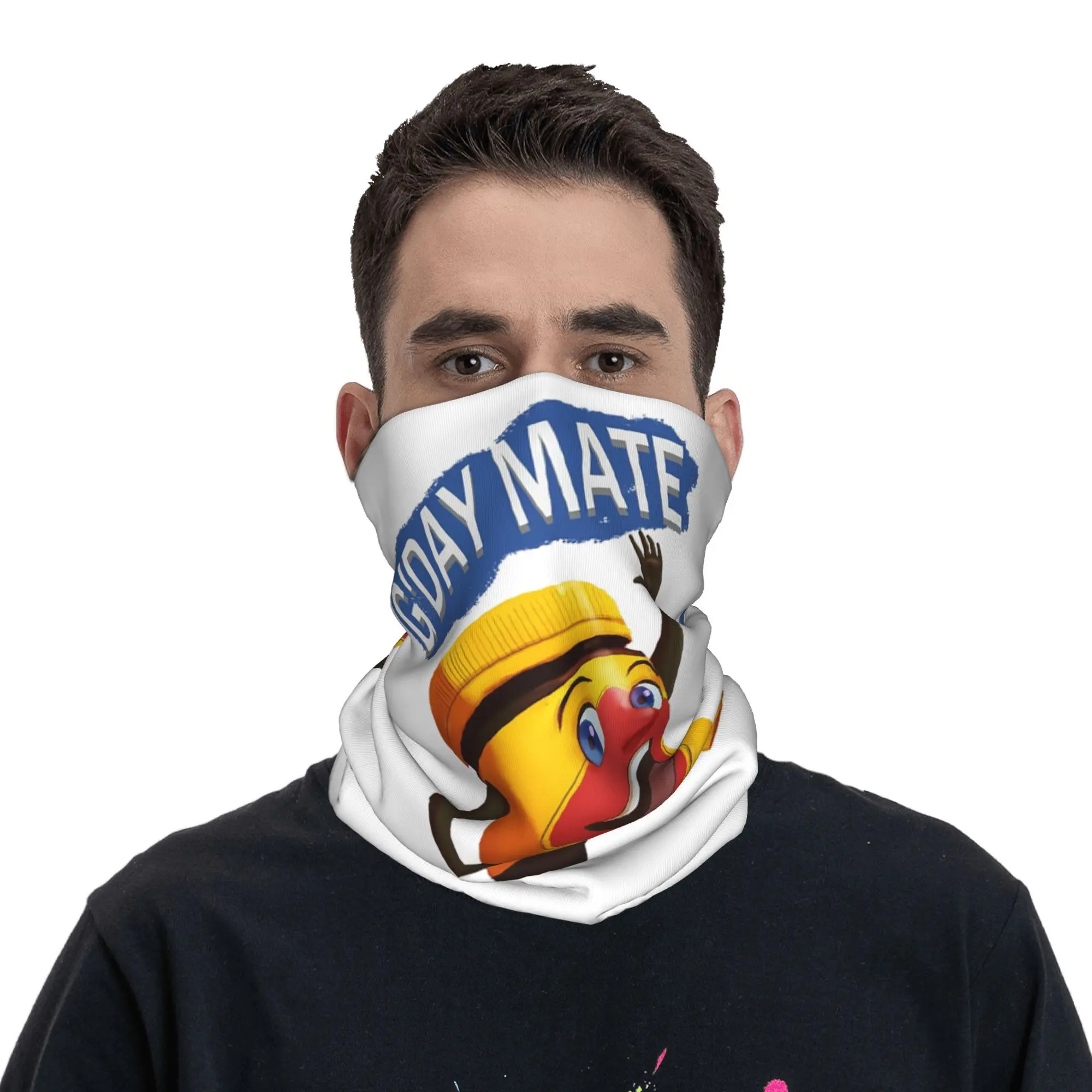 

Австралийский Vegemite Happy Cartoon бандана, гетры с принтом, маска, шарф, многофункциональный головной убор, походная рыбалка