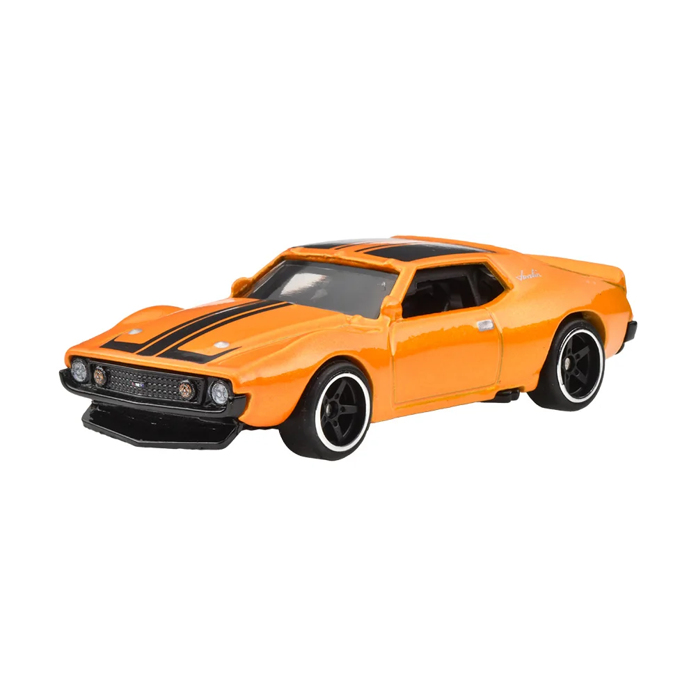 ホットウィール プレミアム コレクター カーズ 71 AMC ジャベリン & AMC レベル マシン HBL96-9C6Q 1/64 ダイキャストおもちゃの車