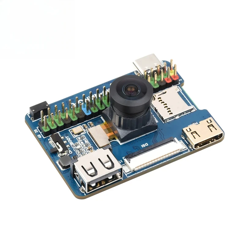 

CM4-NANO-C Nano Base Board (C) Onboard 8MP Camera for Raspberry Pi Compute Module 4 Same Size as the CM4