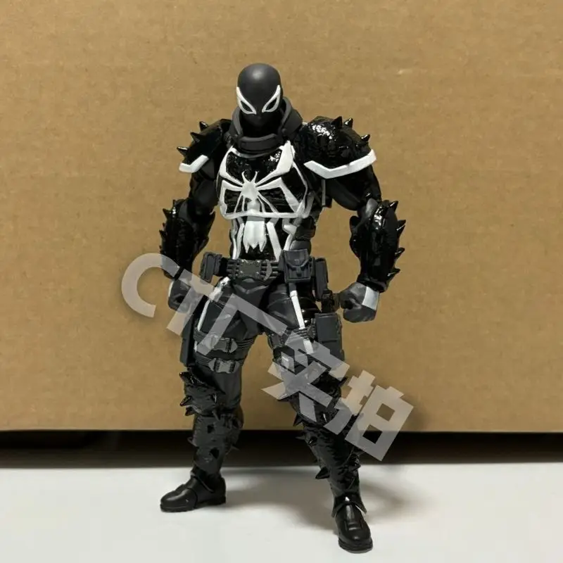 متوفر في المخزون Ct Toys Agent Venom Amazing Yamaguchi Agent مكافحة السم الشكل سبايدرمان أنيمي عمل الشكل مخصص الهدايا اللعب #4