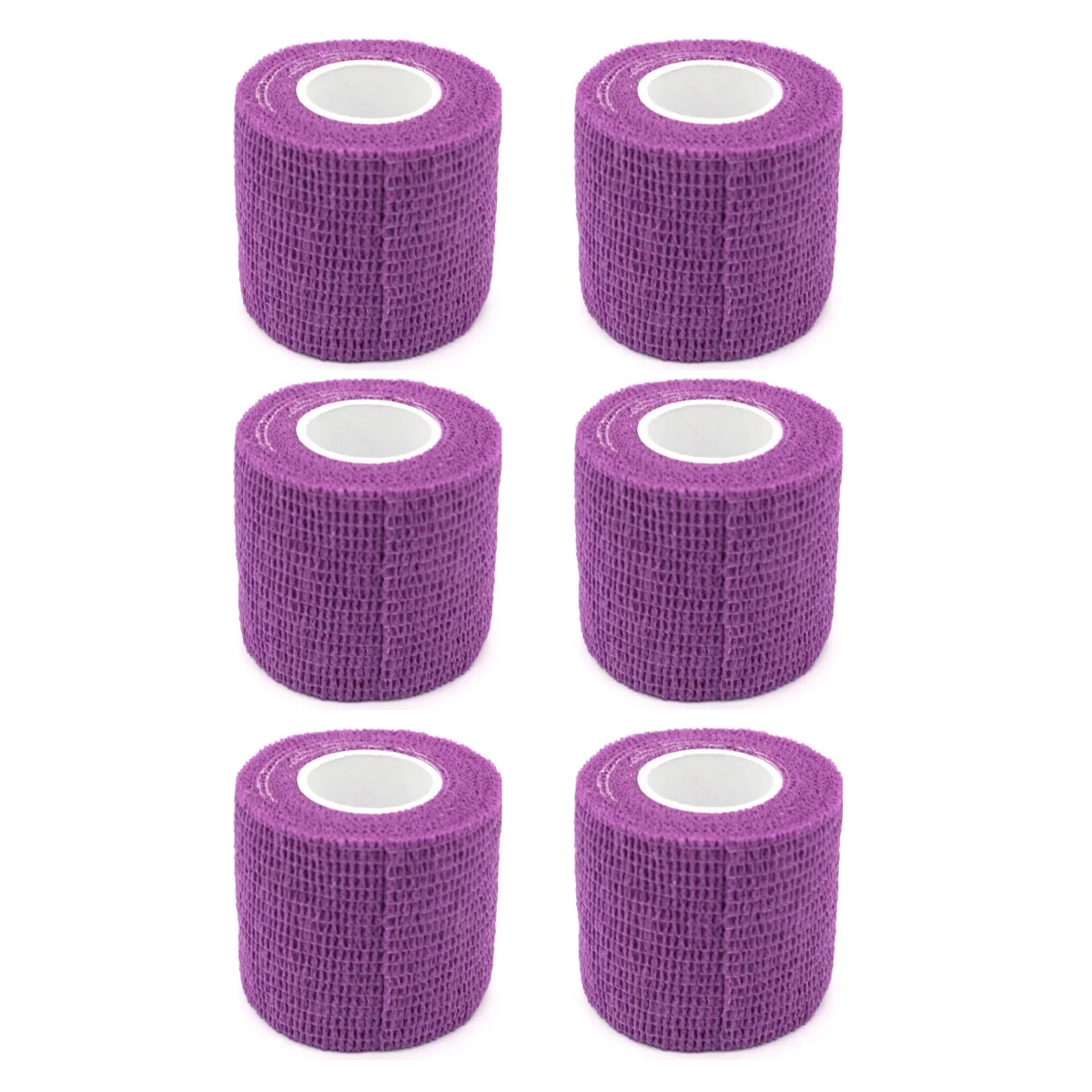 6/12PCS Gaze Verband Selbst-klebe Atmungsaktive Elastische Bandagen für Nagel Tattoo Kunst Sport Befestigung Finger Handgelenk bein