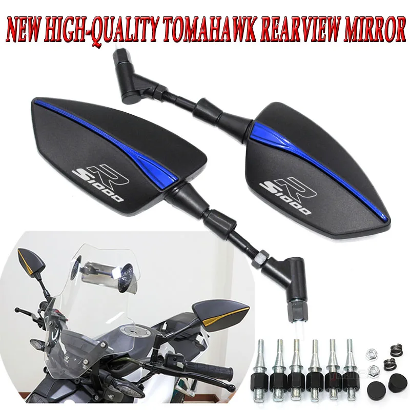 For BMW S1000R Motorcycle Accessories, PremiumRearviewMirrors, side Mirrors,Tomahawk RearviewMirrors, universalRearview Mirrors