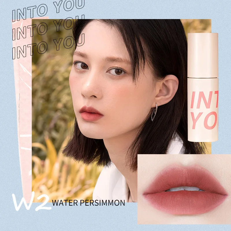 INTO YOU Lip Mud Light Lip Tint Matte Long Lasting Lipstick Natural Effect Cosmetics Gift Makeup