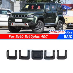 High-end Upgrade For BAIC BJ40 BJ40plus 40C 2016-2021 ABS Car Head Front Face Decorative Frame Racing Grills Frame