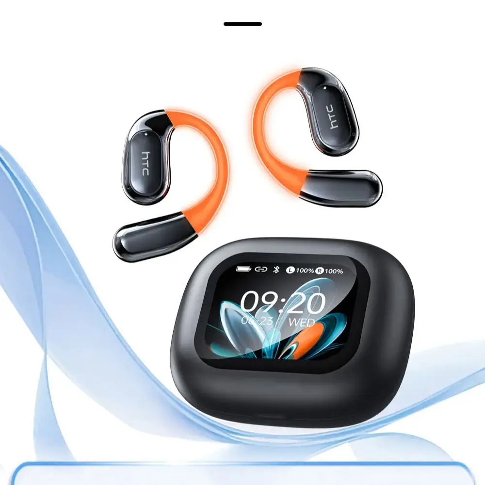 Ne27 بلوتوث V5.4 سماعات Ows سماعات بلوتوث لاسلكية Ai مترجم سماعات أذن Lcd تعمل باللمس مفتوحة الأذن