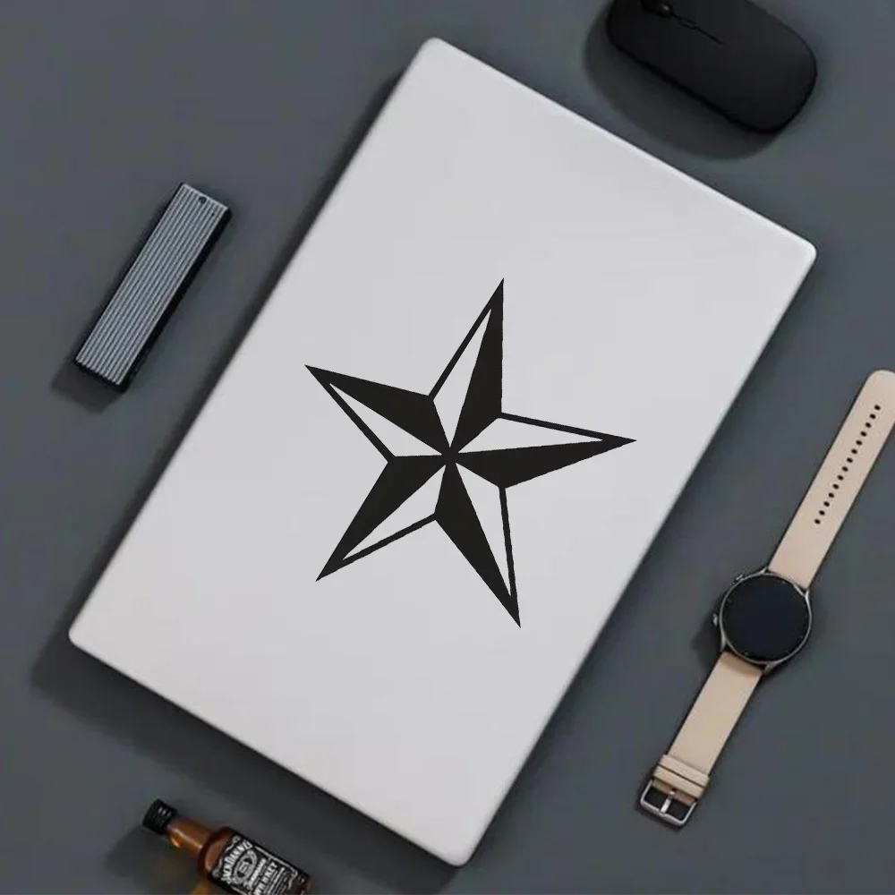 Nautical Star Sea Naval Vinyl Die Cut Car Decal Sticker Window Laptop Sticker Many Colours Choose
