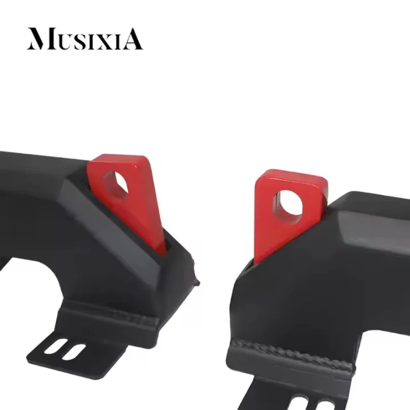 رائجة البيع 2/4 الباب المصد الأمامي الثور بار المنغنيز الصلب ونش قوس ل برونكو 2021 + ونش جبل لوحة