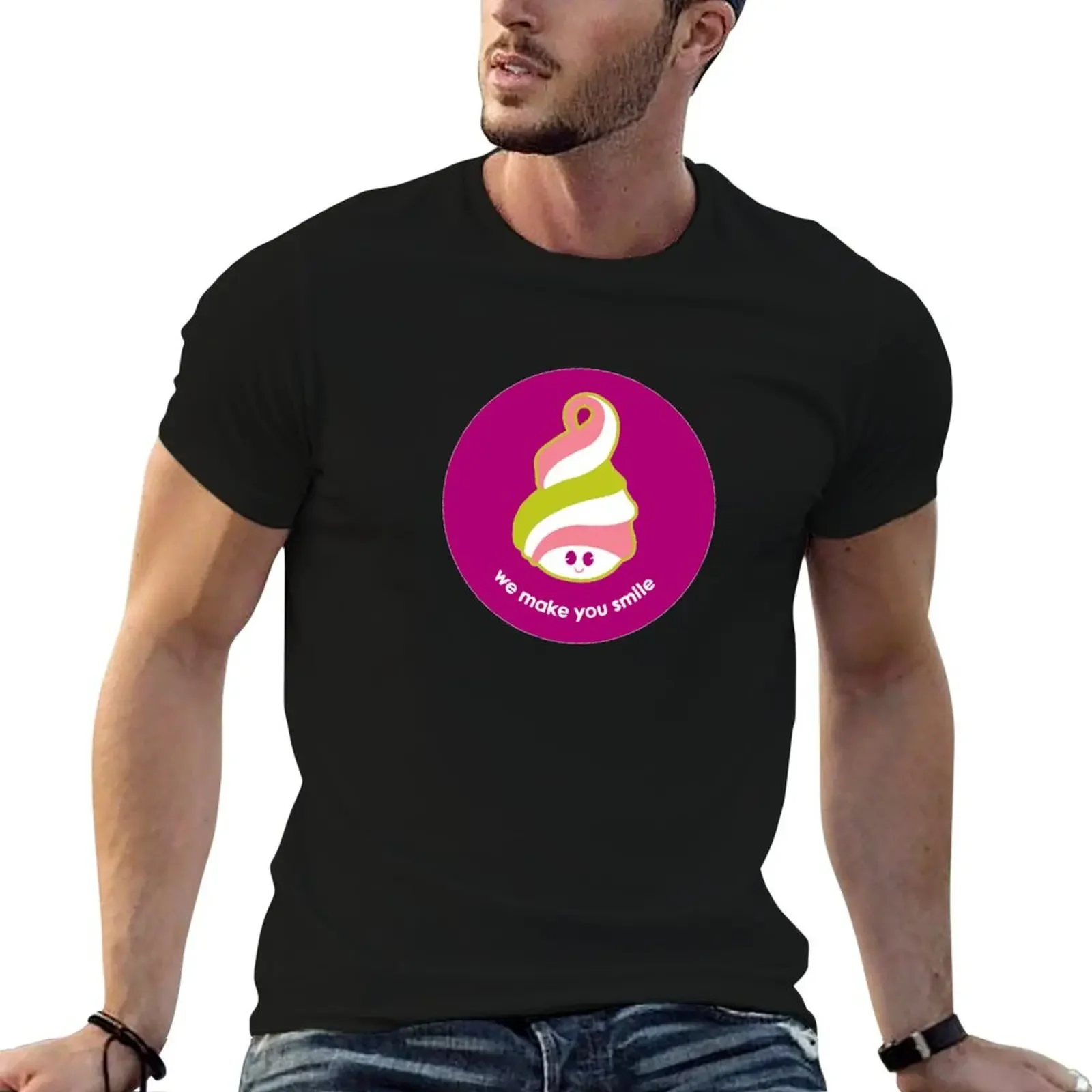 Menchie's Frozen Yogurt T-Shirt summer tops summer top customs mens clothing