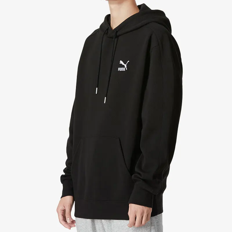 Puma genuine new men's loose fitting hooded long sleeved sports hoodie 537688-01