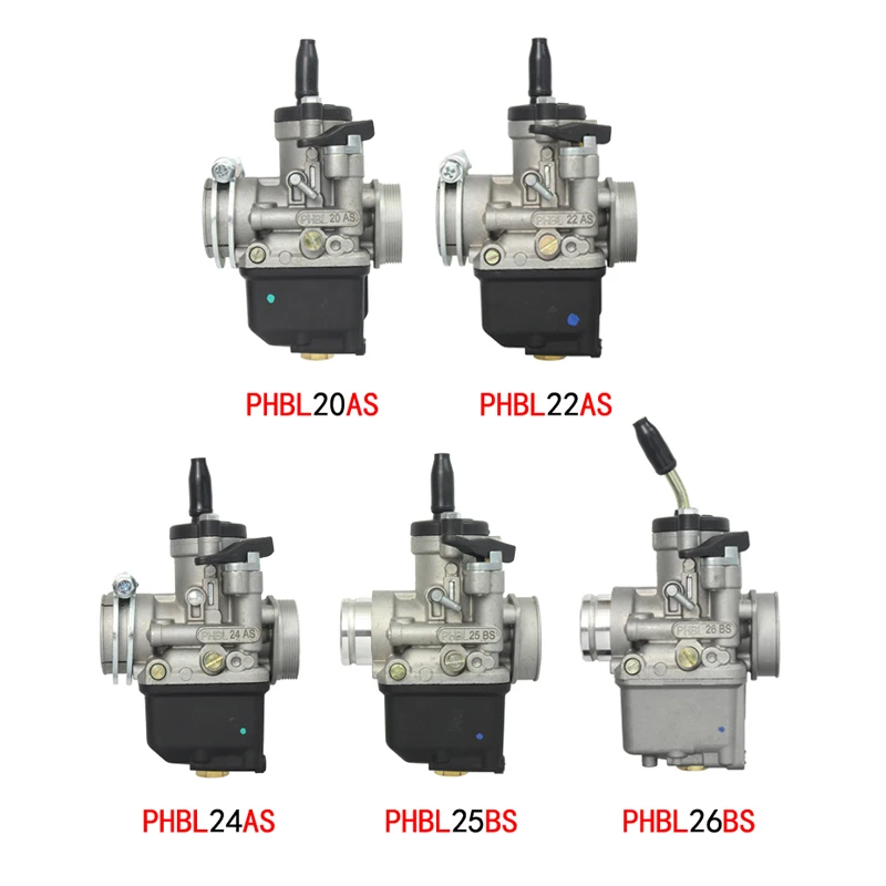 PHBH 28BS 30BS PHBL 20AS 22AS 24AS 25BS 26BS Carburetor For Dellorto Italy 50-300cc Motorcycle