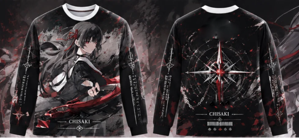 2027 New Movie Resident Evil 3d Graphic Print T-shirt Men Women Fashion Large Size Long Sleeve Tops Tees Mens Clothing Masculina