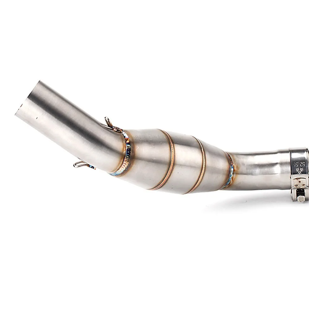 Komplettes Auspuffsystem mit Krümmerrohr, Schalldämpfer und Endrohren für CF-MOTO 250NK/SR 300SR/SS 300NK Auspuffrohre – Detail 5