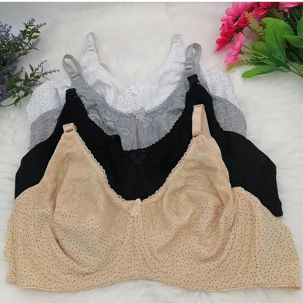 Classic embroidery lace bra for women push up Bra underwire comfortable sexy lingerie unlined cotton women\'s bra feamale BH C22