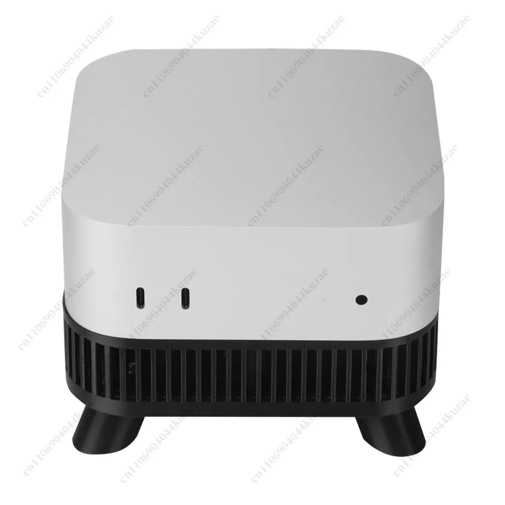 Multifunctional Stand for Mac Mini M4, Heat Dissipation and Dustproof, Equipped with Clip and Pan Head