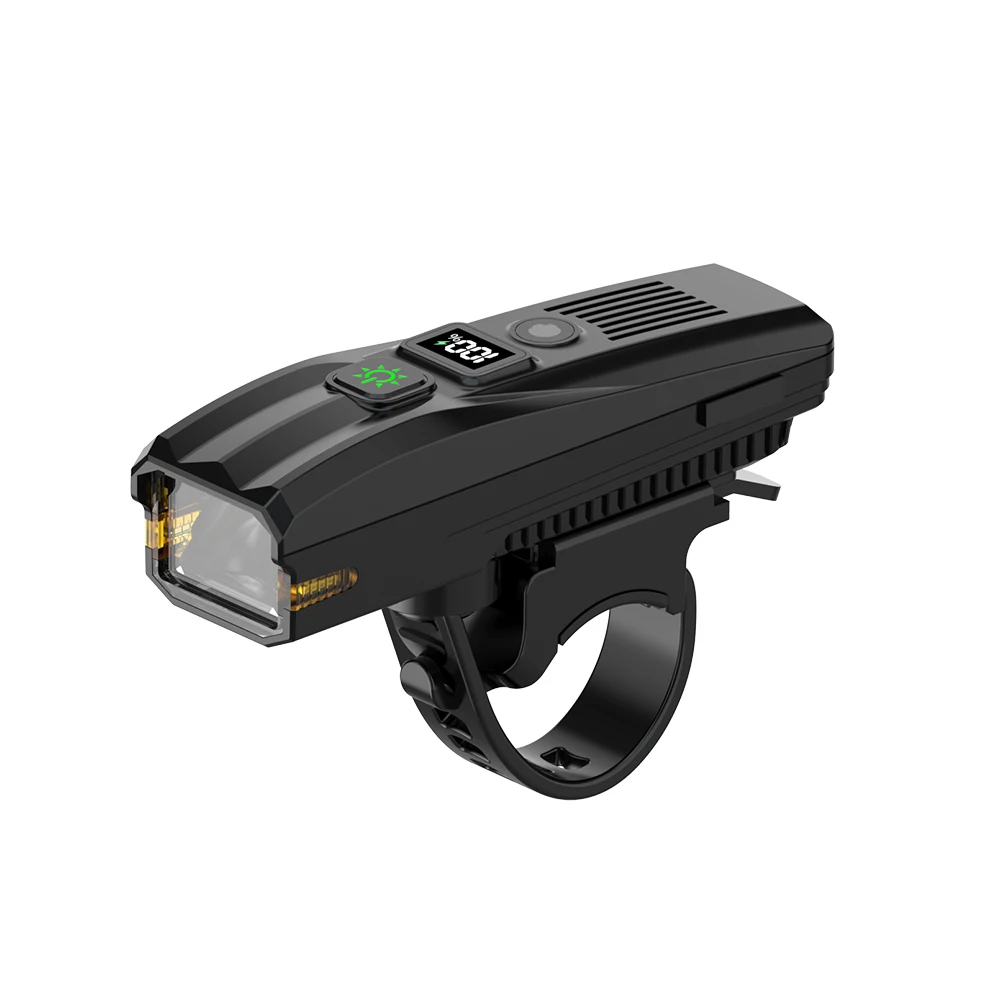 AliExpress cycle zone Intelligent Bicycle Light Front Bike Light TYPE-C Rechargeable Bicycle Headlight Flashlight with Horn Bike Parts and Accessories