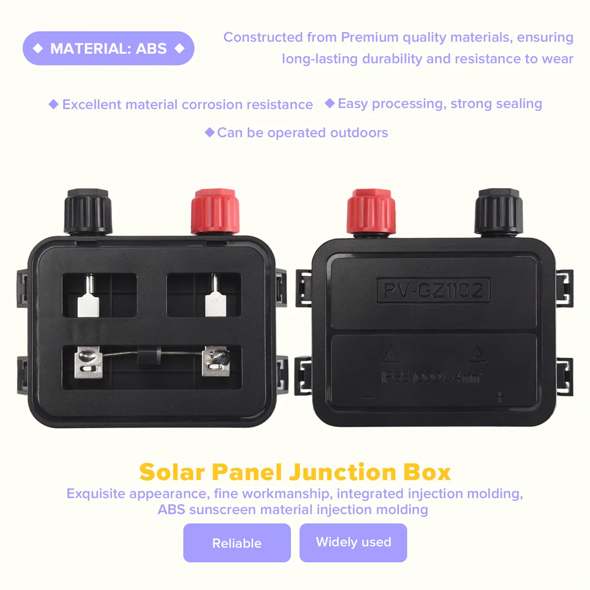 新しい太陽光発電ソーラーパネルパネルジャンクションボックス 60-1500 ワット防水 IP67 太陽光発電ソーラーシステムコネクタアクセサリー