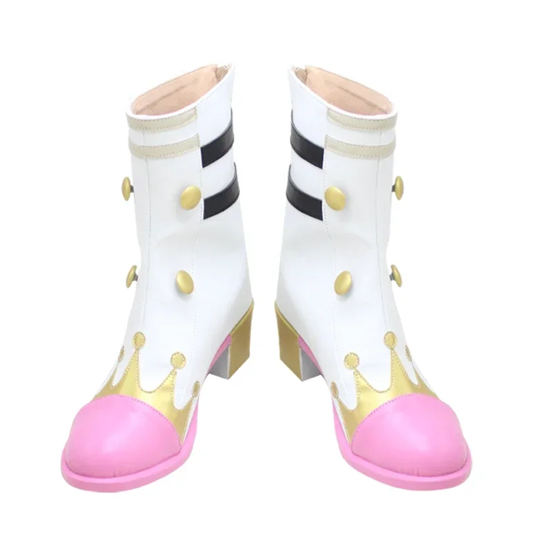 Otori Emu-zapatos de Cosplay, proyecto de juego Sekai, accesorios de Cosplay, zapatos de cuero PU, botas para fiesta de Halloween hechas a medida