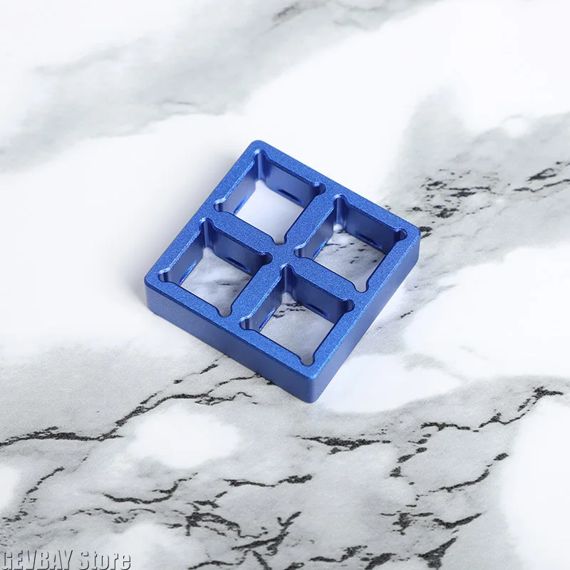 New Aluminum Mechanical Keyboard Tester Base Plate, Portable High Durability Frame with Rounded Edges for Keyboard Testing
