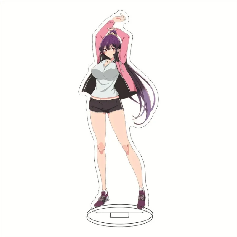 16cm Anime Please Put on Your Clothes Takamine-san Takamine Shirota Takashi Cosplay Stand Plate Cartoon Figure Character Model
