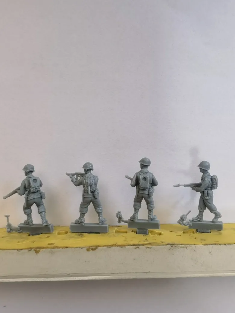 1:72 Die-casting resin figure model assembly kit US military model DIY toy model unpainted