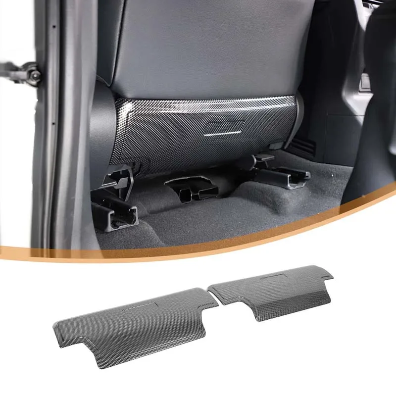 

For Toyota Prado 2024 LC250 Car Seat Back Anti Kick Pad ABS Anti-dirty Seat Back Protector Car Interior Decoration Accessories